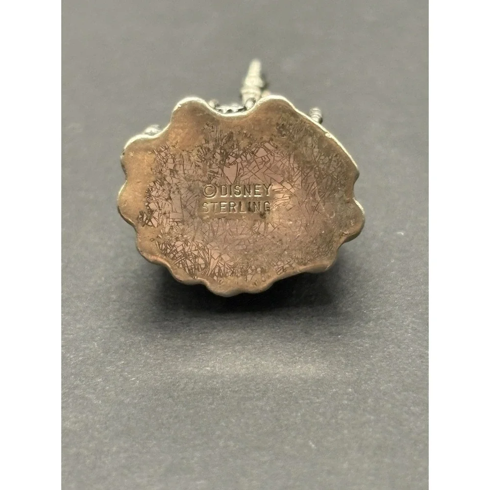 Vintage Sterling Silver Disneyland Castle Charm Pendant Disney 7 Grams G2